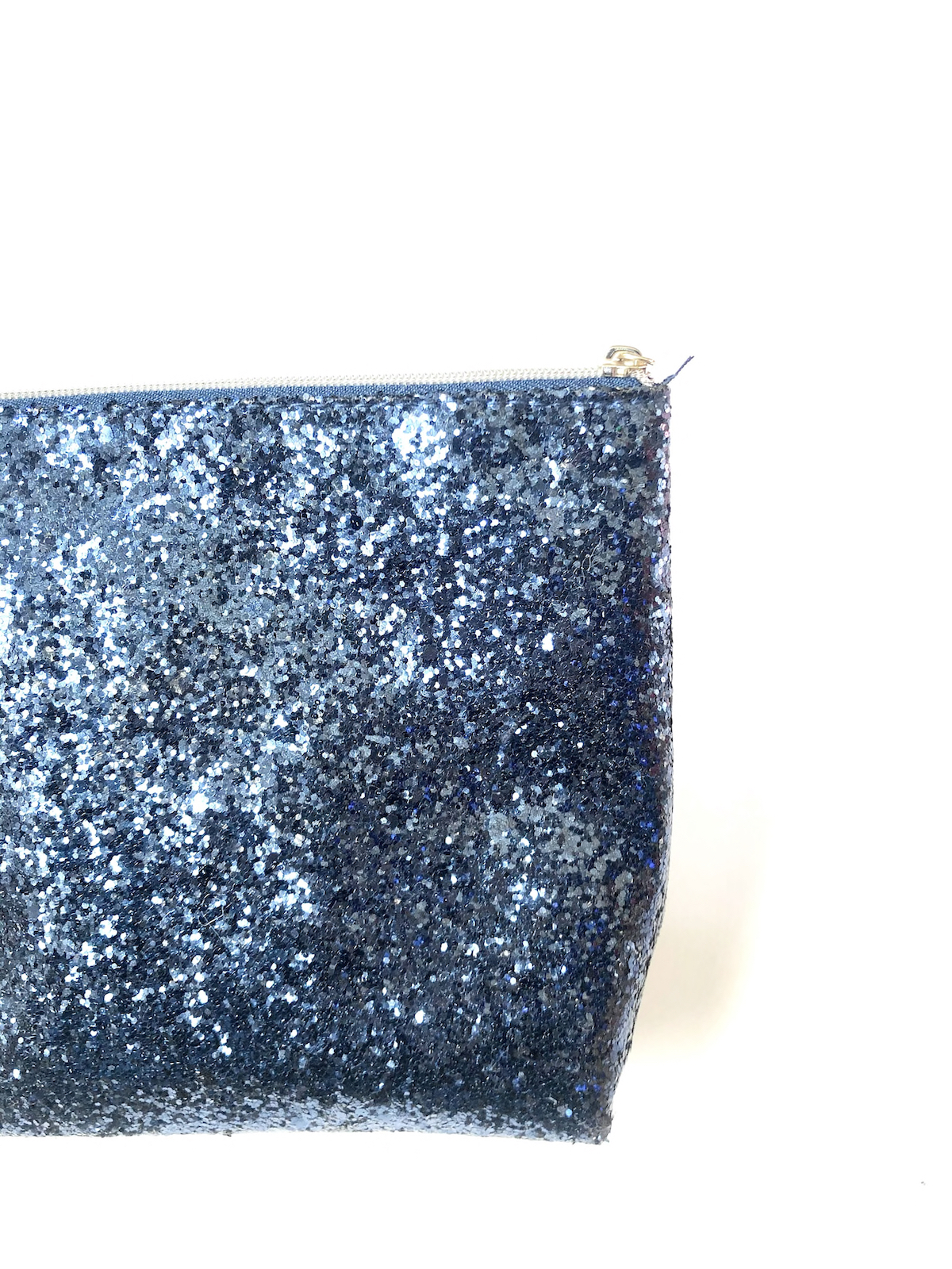 Sobre glitter azul