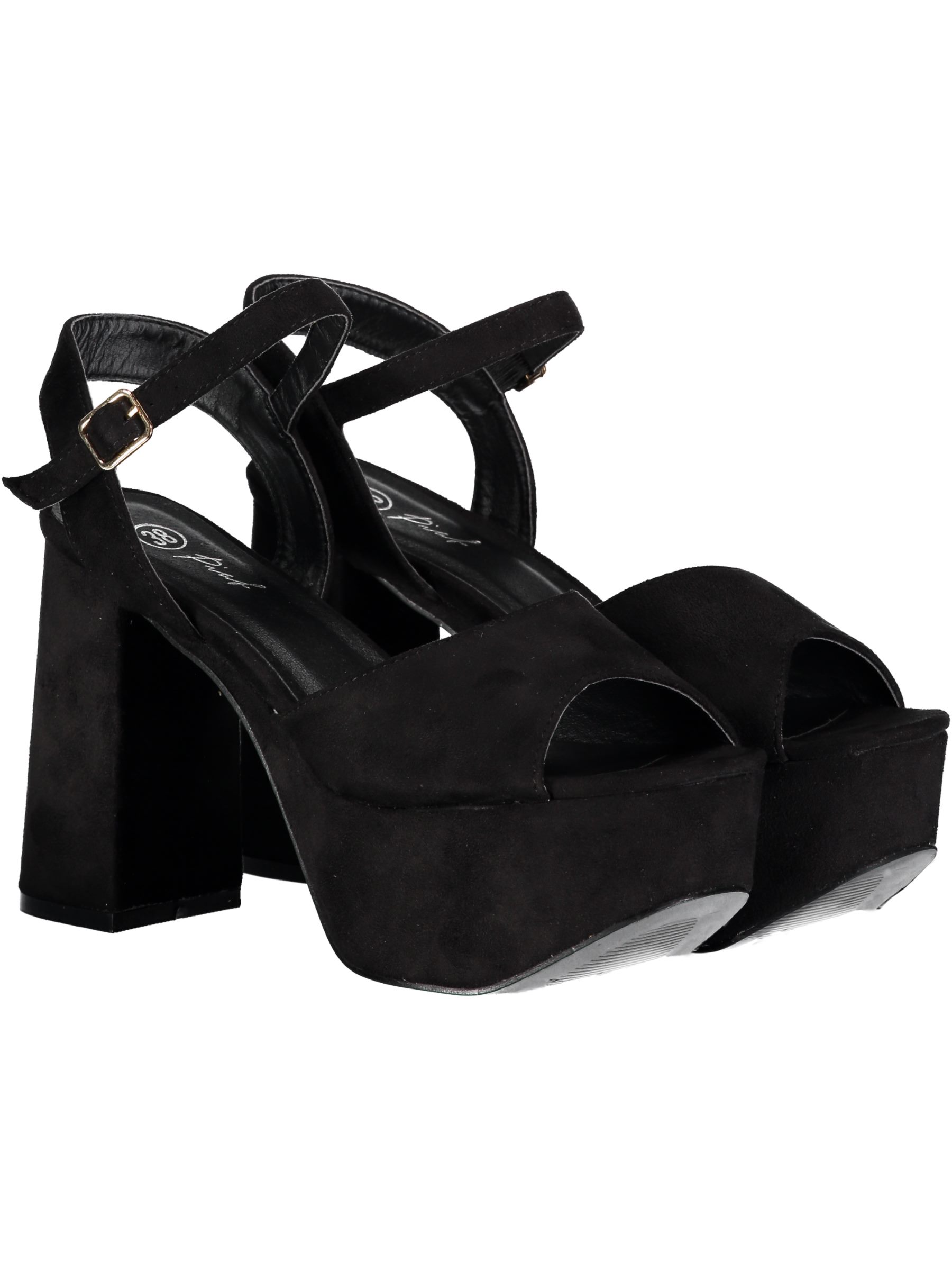Sandalias con taco grueso y plataforma