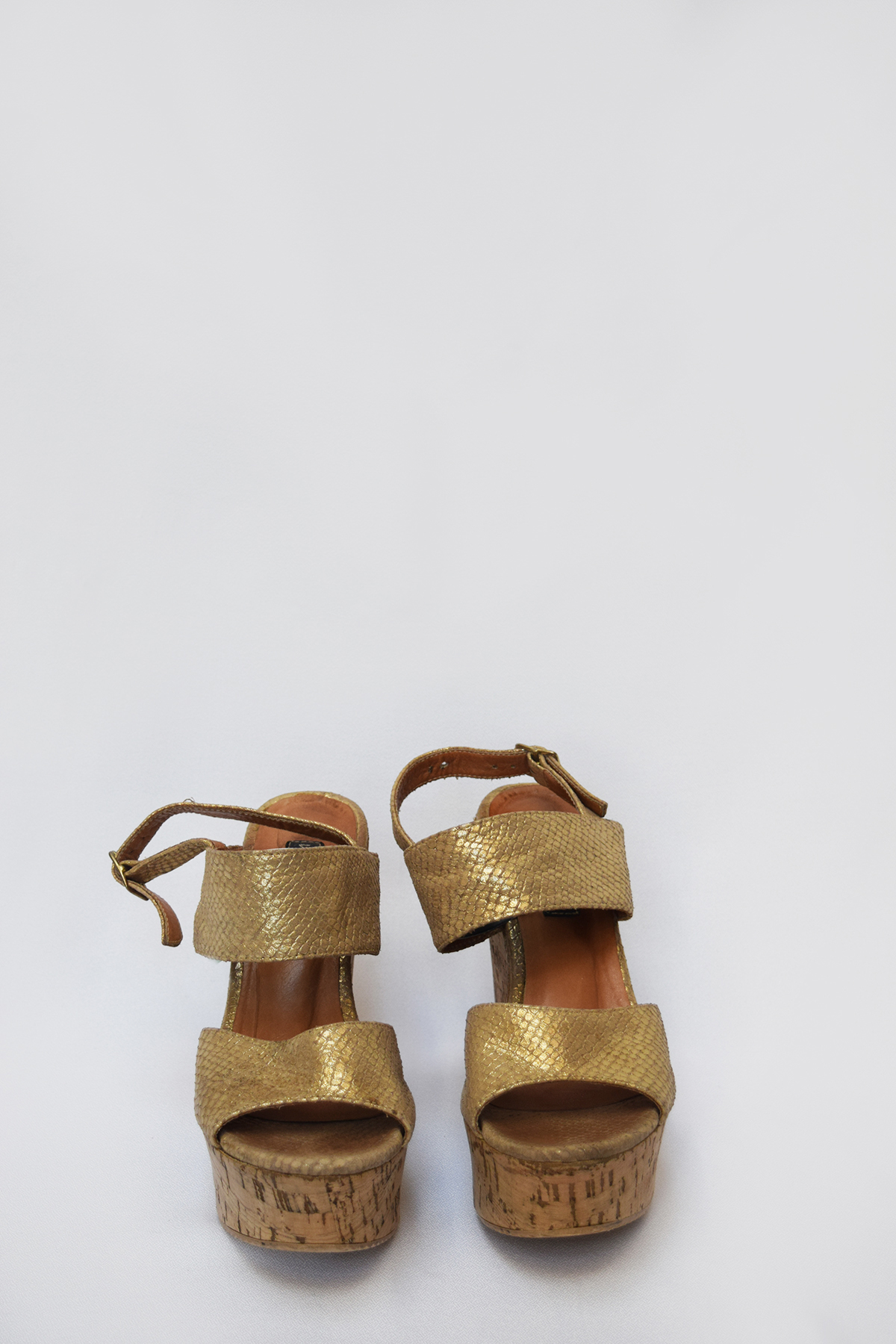Sandalias con plataforma de corcho