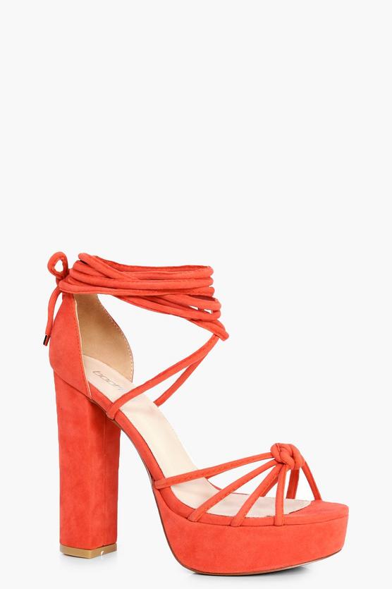Sandalias rojas