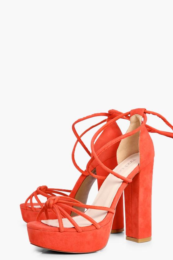 Sandalias rojas
