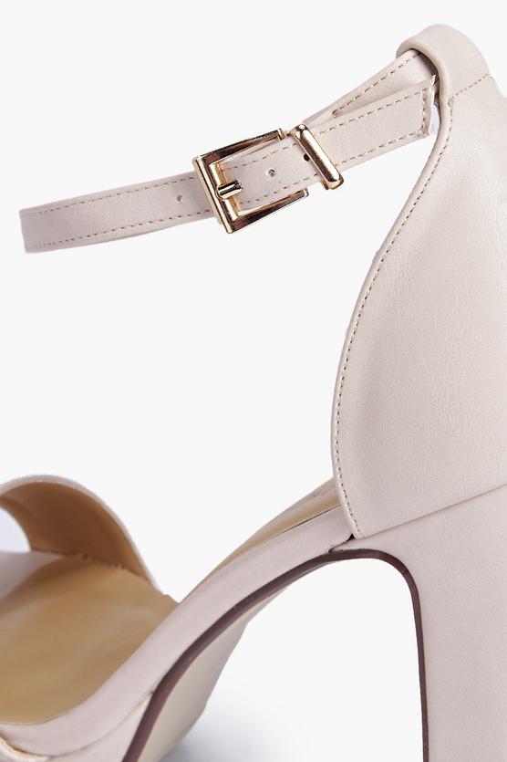 Sandalias con taco gueso y plataforma