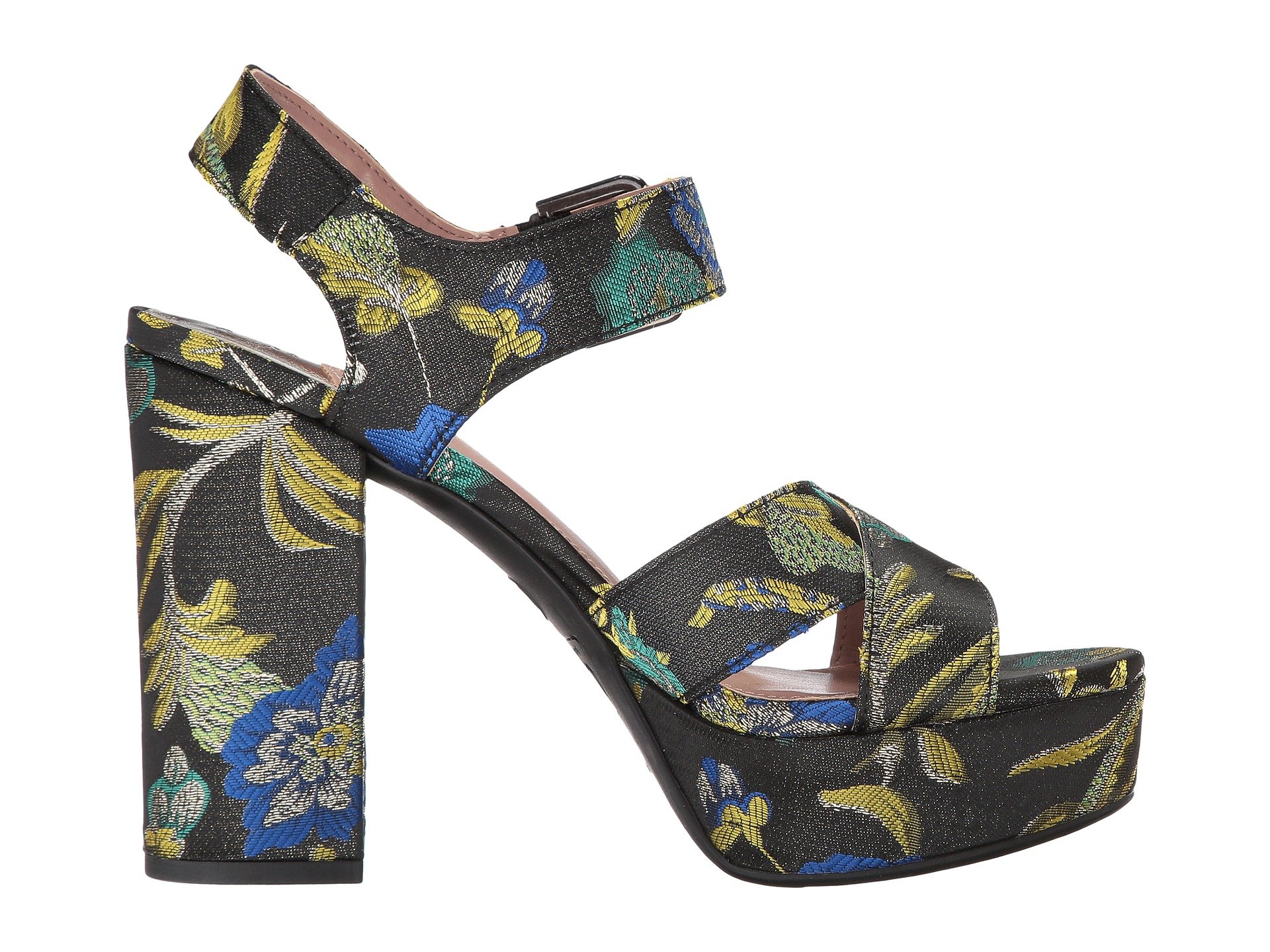 Sandalias con taco grueso y plataforma