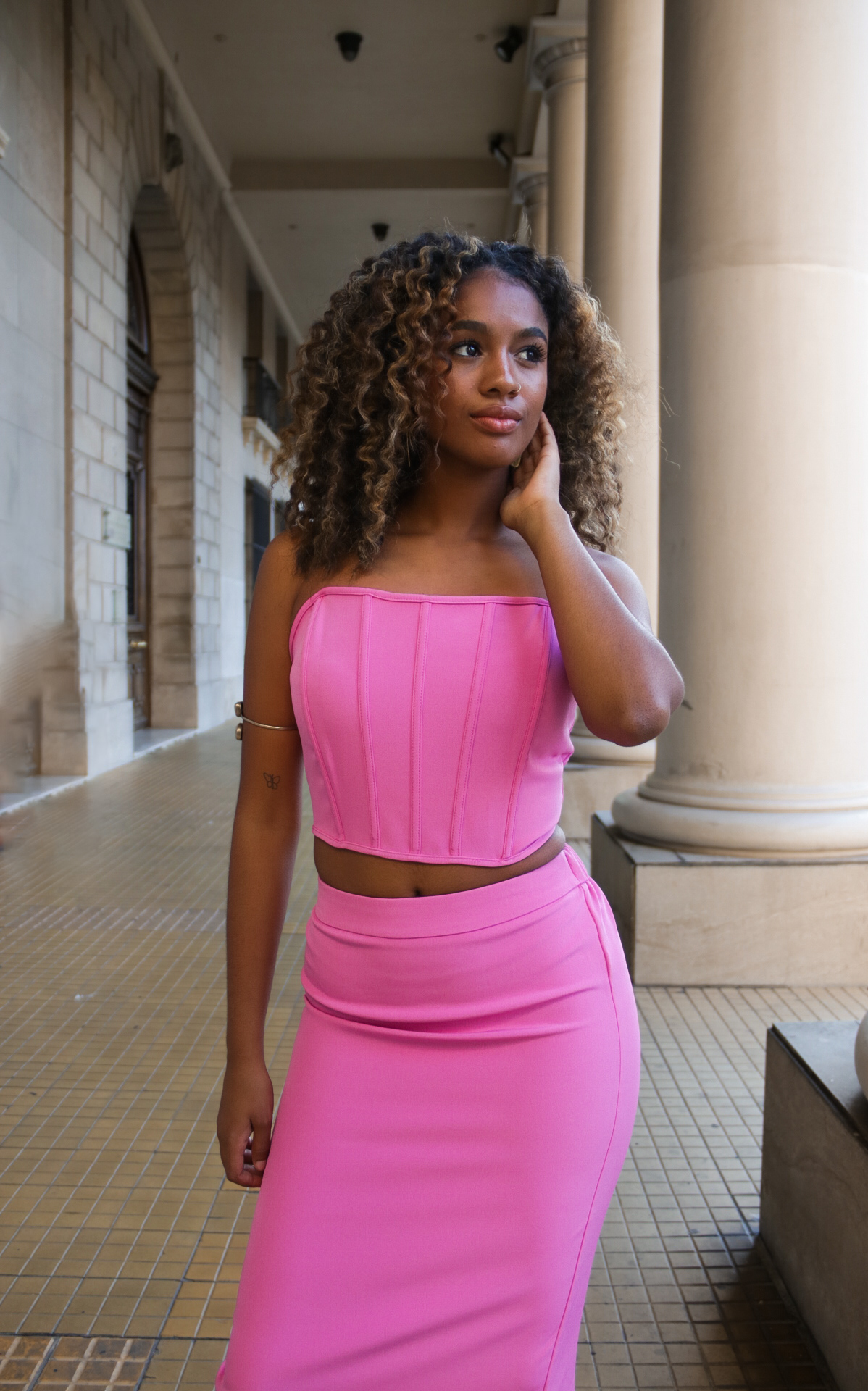 Corset rosado