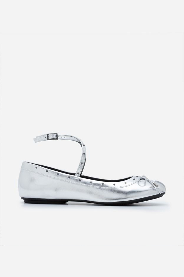Balerina plata con tachas